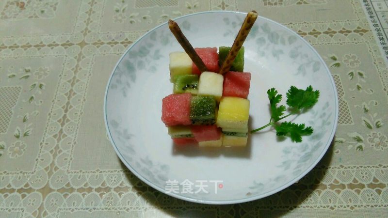 Fruit Rubik's Cube recipe