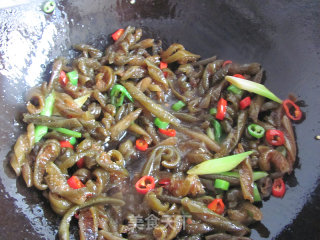 Stir-fried Sea Mushroom recipe