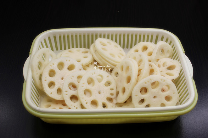 Spicy Griddle Lotus Root Slices recipe