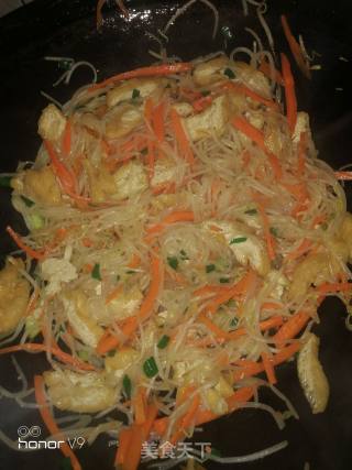 Vegetarian Fried Tofu Shreds recipe