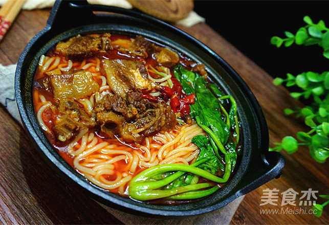 Pork Ribs Rice Noodle Claypot recipe