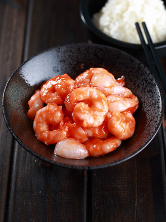 Lychee Shrimp in Tomato Sauce recipe