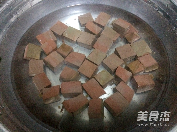 Spicy Duck Blood Tofu recipe