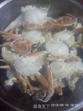 Fried Crab with Red Pepper recipe