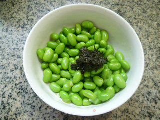 Olive Vegetables Mixed with Edamame recipe