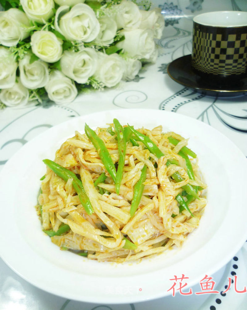 Soybeans Mixed with Jade Bamboo Shoots recipe