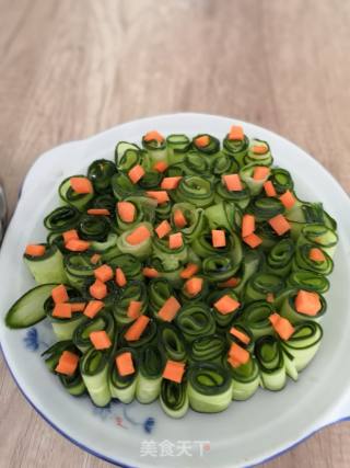 Refreshing Cold Dish ~ Sweet and Sour Cucumber Rolls recipe