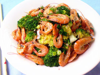 Braised Broccoli with Shrimp recipe