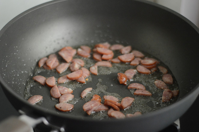 Fried Rice with Capers and Pork Sausage recipe