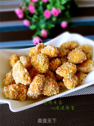 #aca烤明星大赛# Oil-free Chicken Rice Crackers recipe