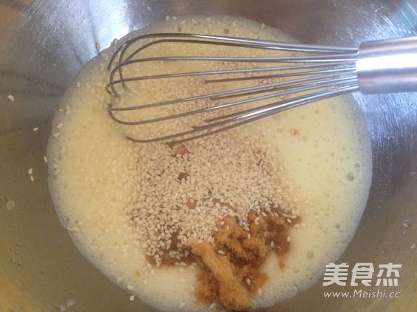Pork Floss with Sesame Salty Chiffon recipe