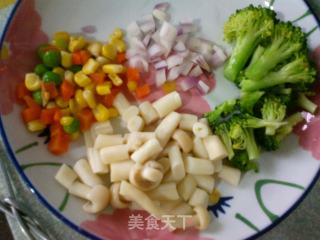 Mellow and Tempting-mustard Cream Pasta with Fresh Vegetables recipe