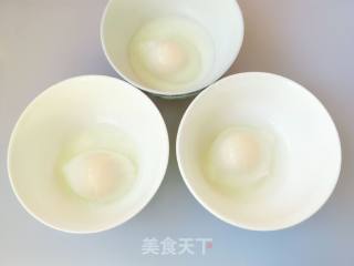 "summer Lazy Meal" Soft Poached Eggs recipe