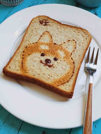 Cute Shiba Inu Toast