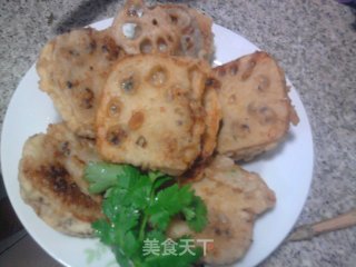 Chicken and Mushroom Lotus Root recipe