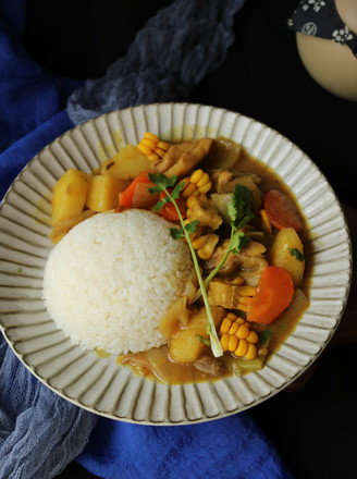 Curry Chicken Drumstick Rice