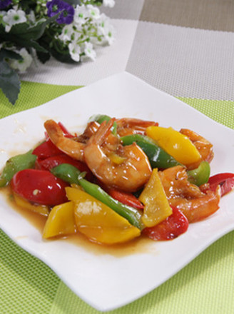 Fish-flavored Prawns recipe