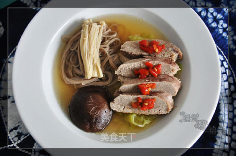 Light and Delicious Japanese Duck Noodle Soup recipe