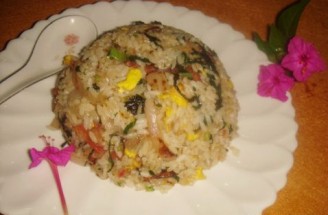 Fried Rice with Bamboo Leaves