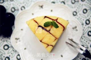 #aca烤明星大赛#oil-free Chiba Pattern Cheesecake recipe