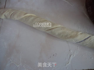 #四session Baking Contest and is Love to Eat Festival# Purple Rice Marbled Toast recipe