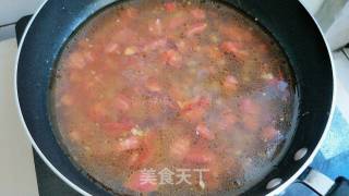 Garlic Tomato Egg Noodles recipe