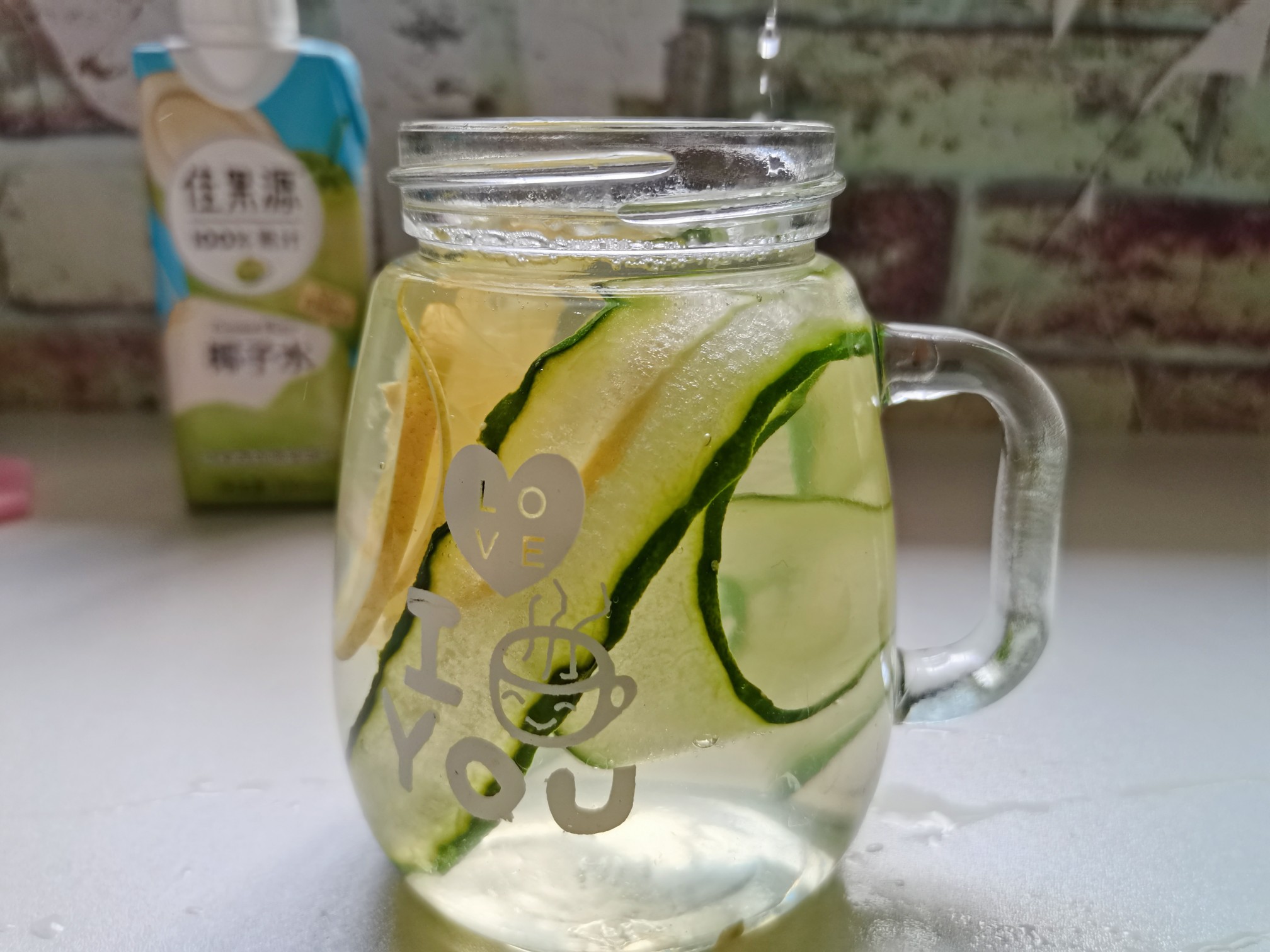 Coconut Cucumber Lemon Drink recipe