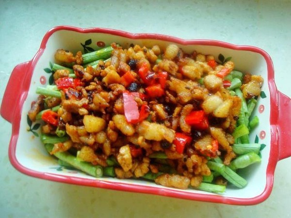 Steamed Cowpea with Minced Meat recipe