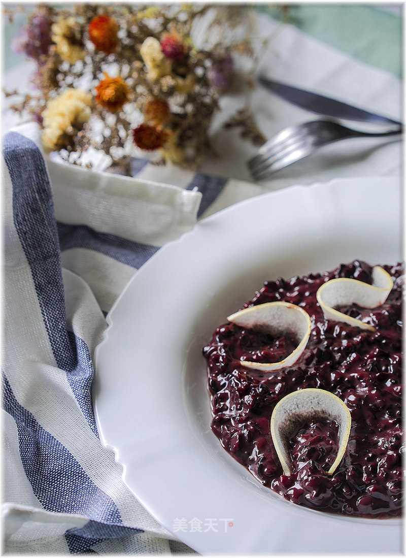 A Simple Small Pastry-black Rice Pudding recipe