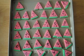 Watermelon Cookies recipe