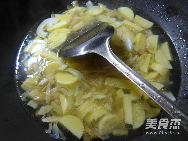 Pickled Mustard Tuber, Leishan, Cherry Jade Tofu Soup recipe