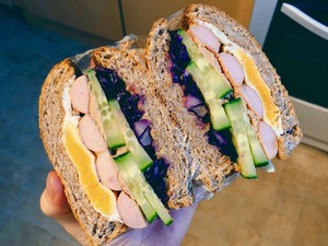 Explosive Whole-wheat Sandwich Series of Visual Taste | Fat-reducing Universal Formula Welcome to Play! recipe