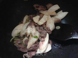 Light Summer-duck Heart Pleurotus Eryngii recipe