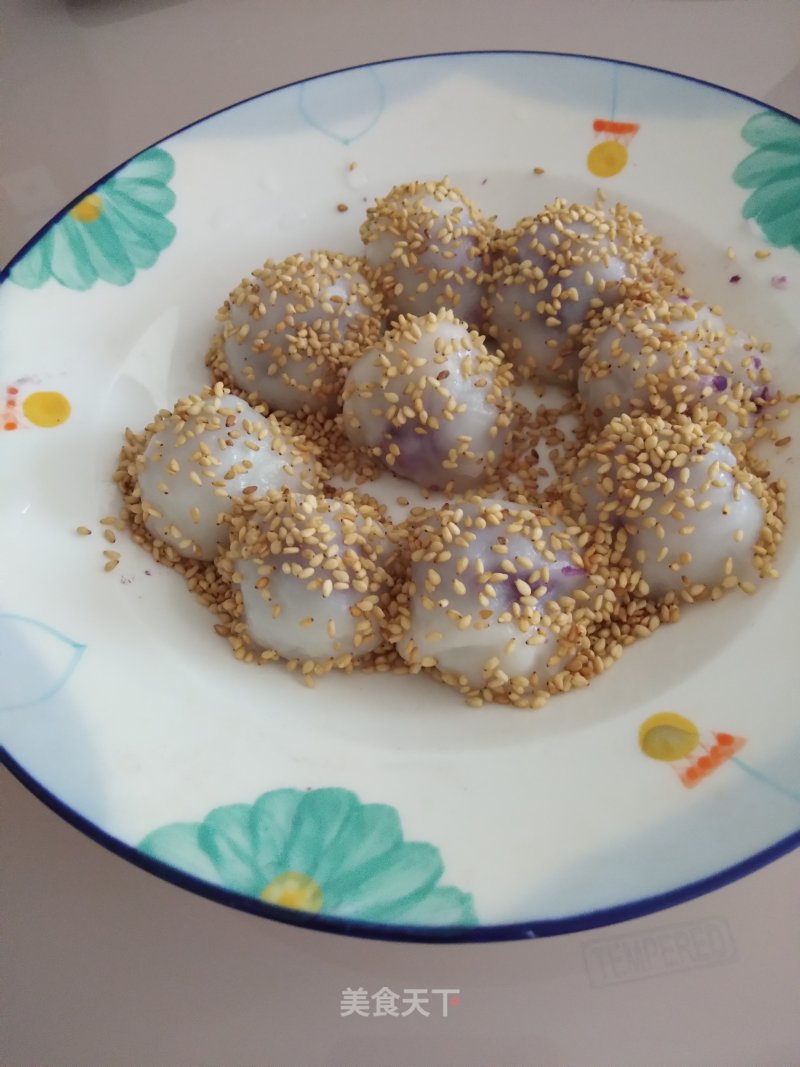 Purple Sweet Potato Glutinous Rice Cake recipe