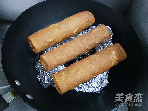 Smoked Tofu Rolls Fried recipe