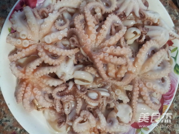 Sauce-flavored Octopus recipe