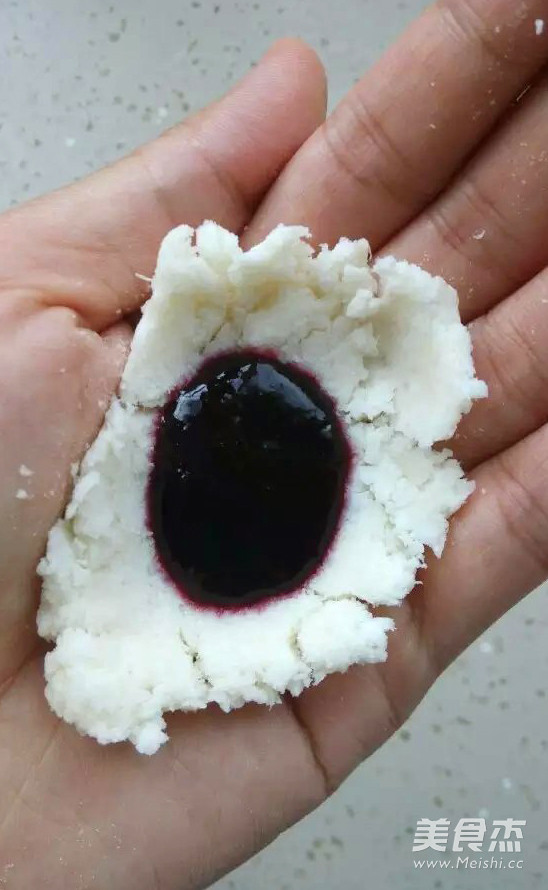 Blueberry Yam Ball recipe