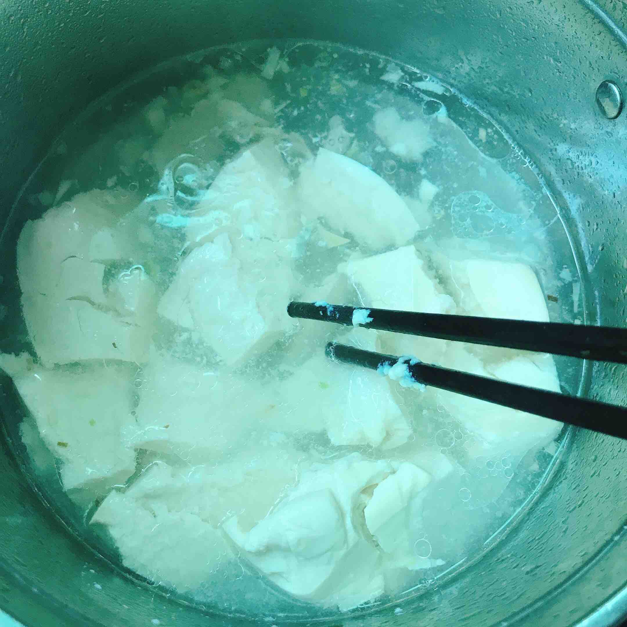 Egg Tofu Soup recipe