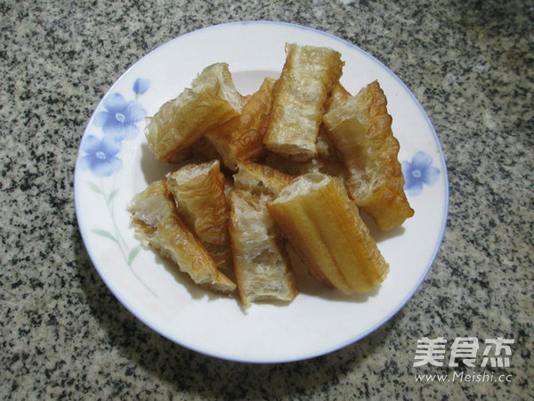 Fried Fritters and Spinach Ribs Soup recipe