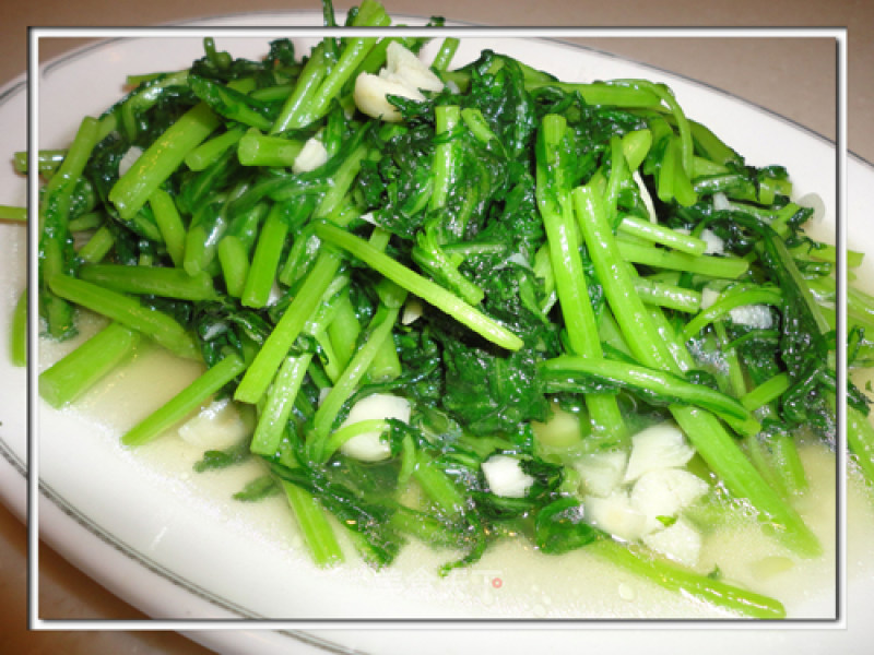 Stir-fried Chrysanthemum recipe