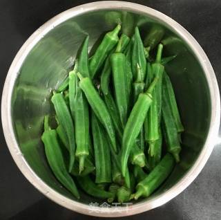Garlic and Oyster Sauce Okra recipe