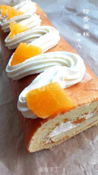Orange Scented Cake Roll recipe