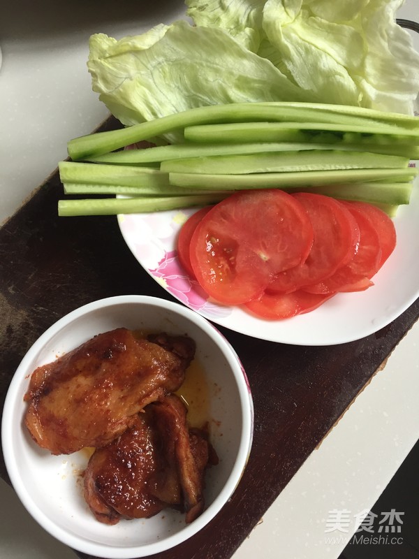 Quick Breakfast Spinach and Chicken Thigh Rolls recipe