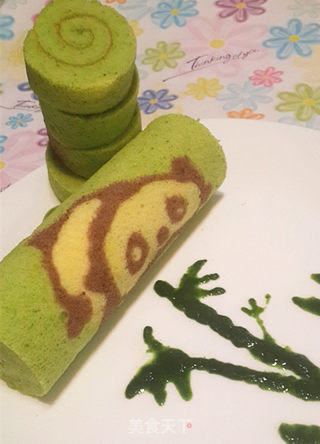 Painted Chiffon Cake Roll recipe