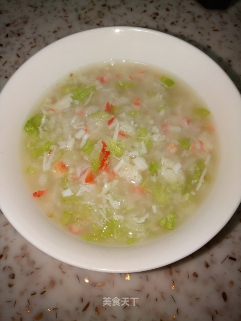 Crab Meat Congee