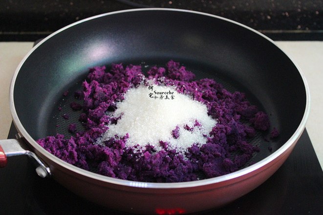 Purple Sweet Potato Crystal Cake recipe