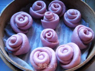 Purple Rose Bun recipe