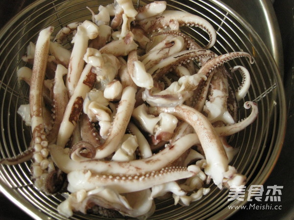 Sauteed Squid Claws recipe