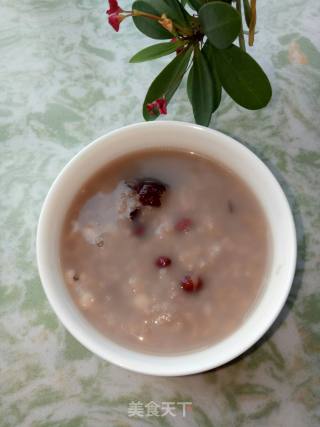 Red Bean Barley Rice Congee recipe