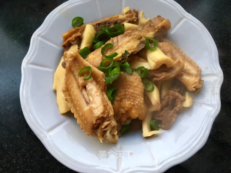 Stewed Chicken with Spring Bamboo Shoots recipe